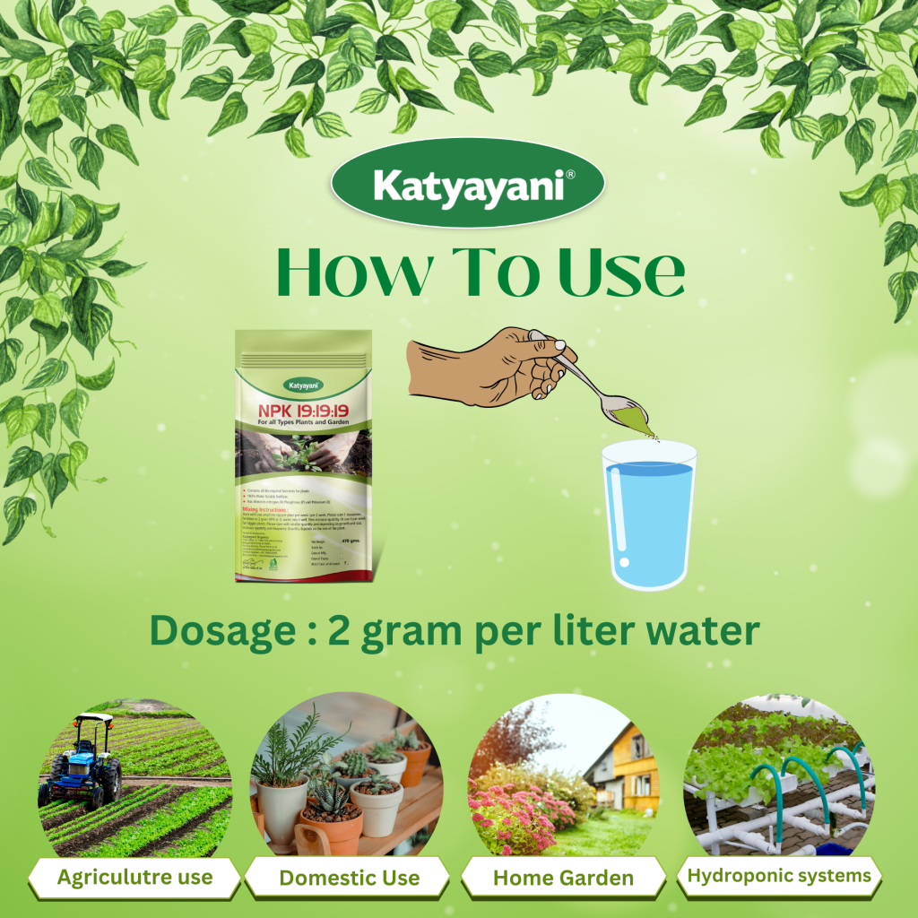 Katyayani Npk Water Soluble Fertilizer Katyayani Organics