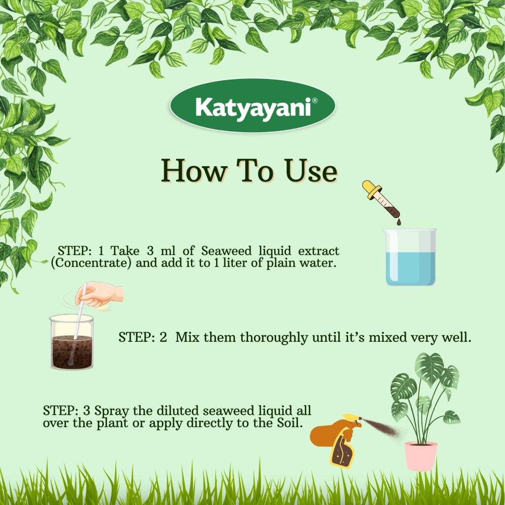 Premium Seaweed Extract Liquid Katyayani Organics