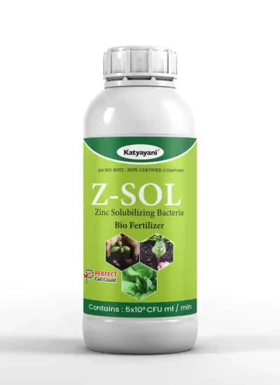 Katyayani Z-SOL | Zinc Solubiilizing Bacteria Bio fertilizer