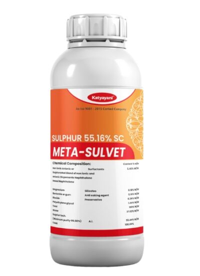 Katyayani META - SULVET | Sulphur 55.16% SC | Chemical Fungicide